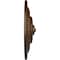 Ekena Millwork Classic Ceiling Medallion (Fits Canopies up to 4 1/8"), 13 1/4"OD x 1/2"P, Root Beer Crackle CM13CLRBC - alternate 2